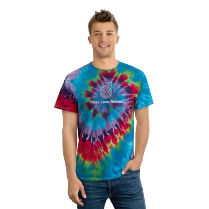 Bright Fiber.Love.Retreat Tie-Dye Tee - Image 3