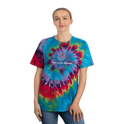 Bright Fiber.Love.Retreat Tie-Dye Tee - Image 4