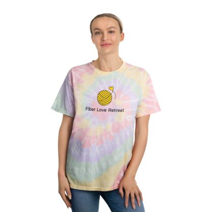 Pastel Fiber.Love.Retreat Tie-Dye Tee - Image 4