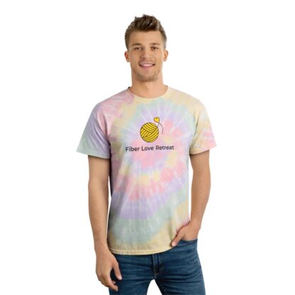 Pastel Fiber.Love.Retreat Tie-Dye Tee - Image 3