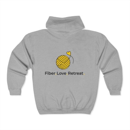 Fiber.Love.Retreat Full Zip Hooded Sweatshirt - Image 2