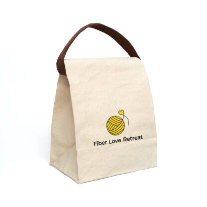 Canvas Lunch Bag With Strap - Image 2