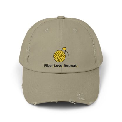 Fiber.Love.Retreat Distressed Cap