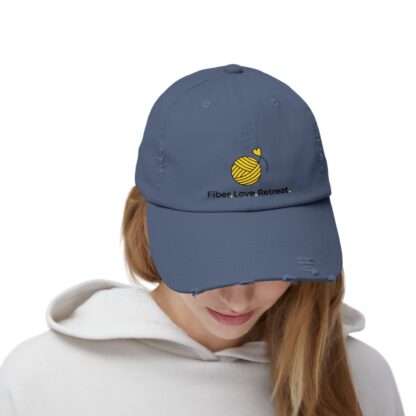 Fiber.Love.Retreat Distressed Cap - Image 8
