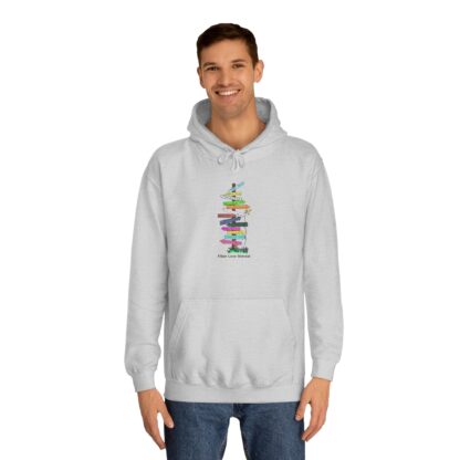 Unisex College Hoodie - Image 15