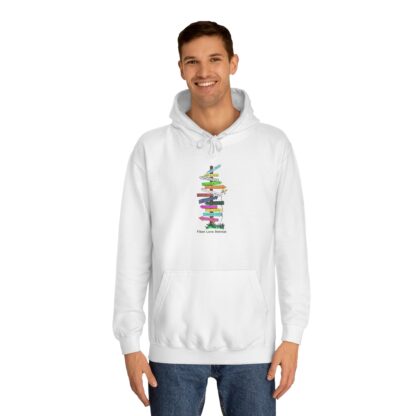 Unisex College Hoodie - Image 7