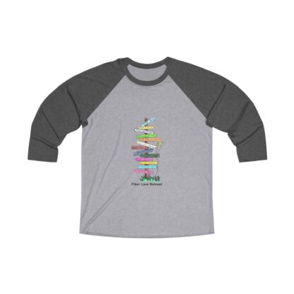 Unisex Tri-Blend 34 Raglan Tee