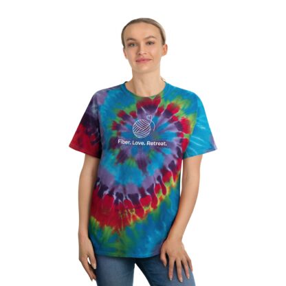 Bright Fiber.Love.Retreat Tie-Dye Tee - Image 4