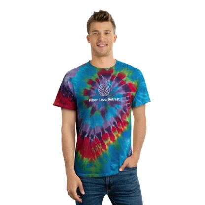 Bright Fiber.Love.Retreat Tie-Dye Tee - Image 3