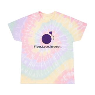 Pastel Fiber.Love.Retreat Tie-Dye Tee